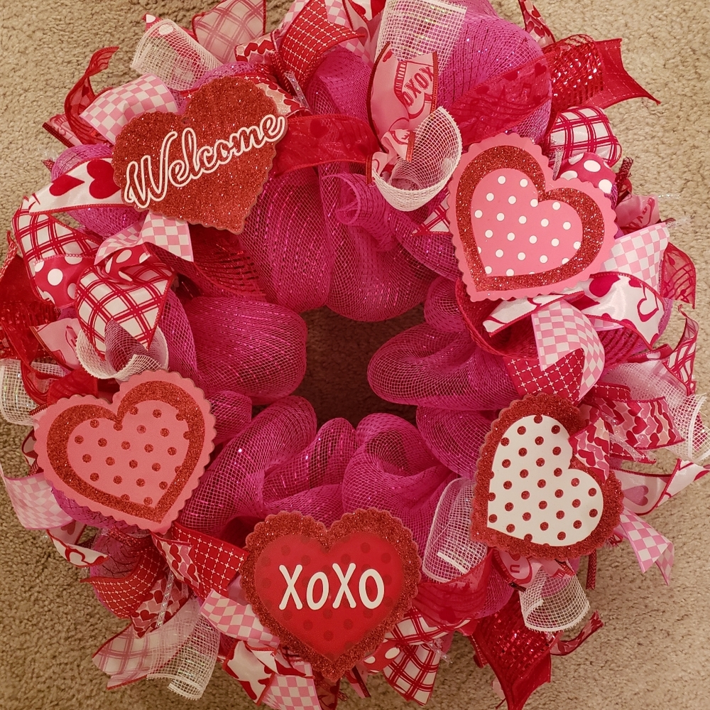 Valentines Day Wreath 💕